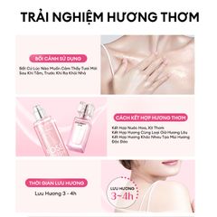 Xịt thơm Colorkey body mist rose crush 100ml