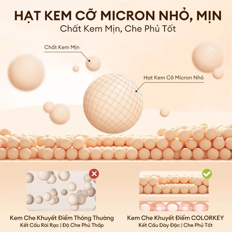Kem che khuyến điểm Colorkey cover all concealer 6ml
