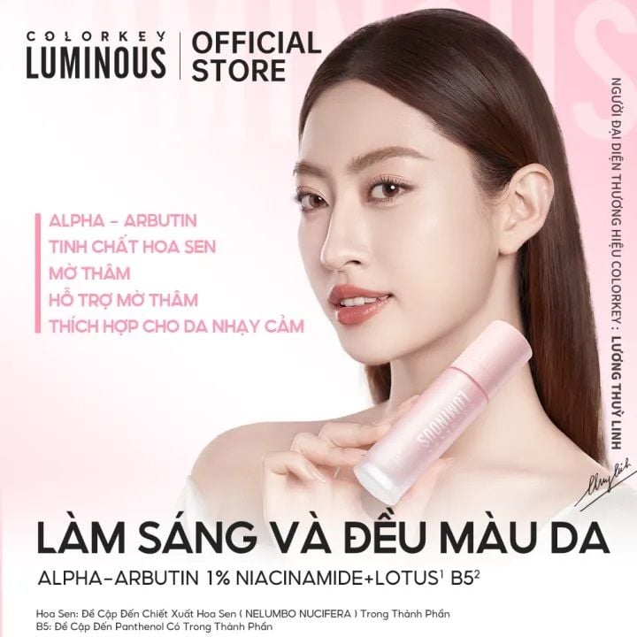 Gel dưỡng ẩm làm sáng da Colorkey luminous Lotus 50ml