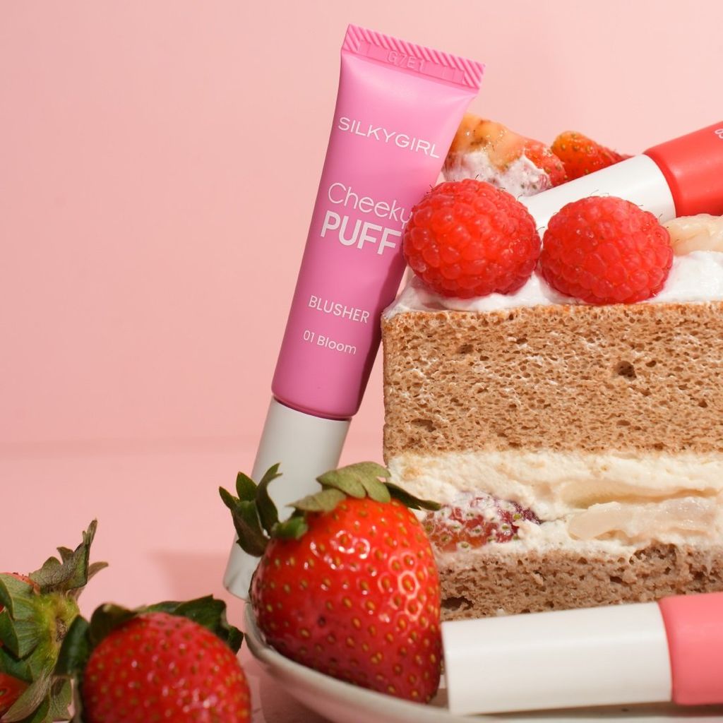 Má hồng kem Silkygirl cheeky Puff Blusher