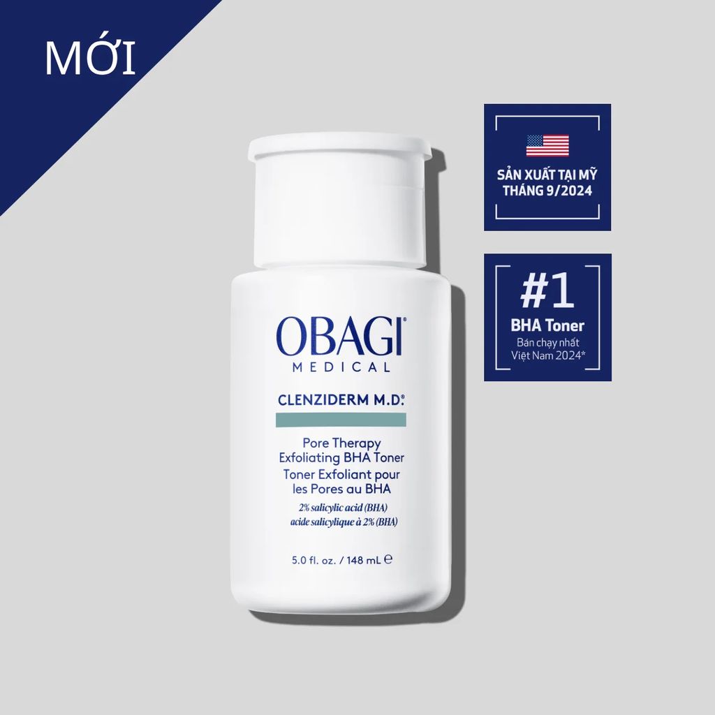 Obagi clenziderm m.d pore therapy exfoliating bha Toner 148ml