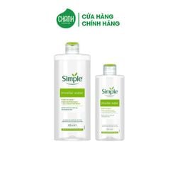 Nước tẩy trang Simple Kind to Skin Micellar Cleansing Water