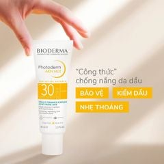 Chống nắng dành cho da mụn Bioderma Photoderm Akn Mat Spf30 - 40ml
