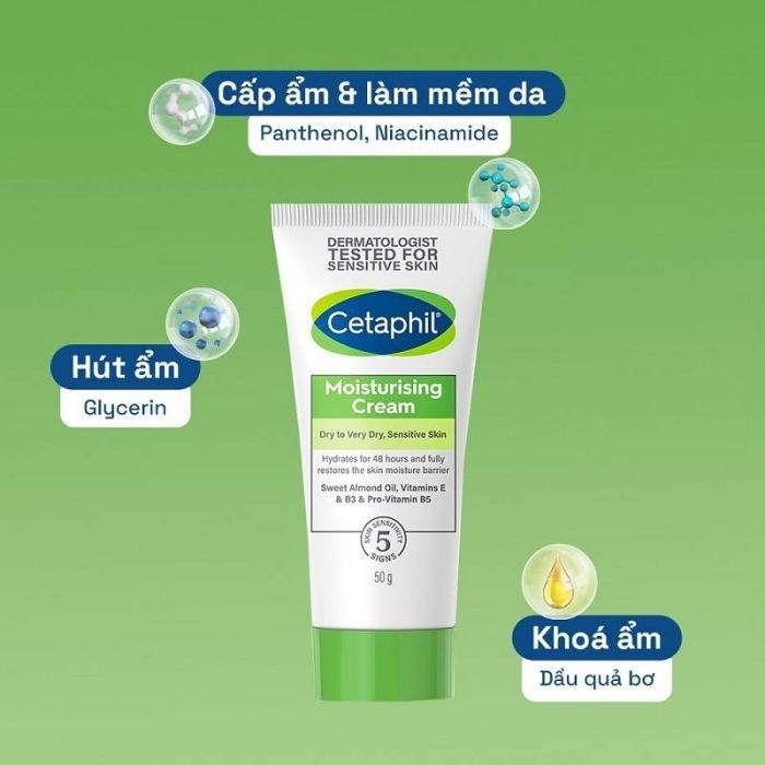 Kem dưỡng ẩm Cetaphil Moisturizing Cream 50ml