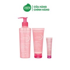 Gel rửa mặt tạo bọt cho da nhạy cảm Bioderma Sensibio Gel Moussant
