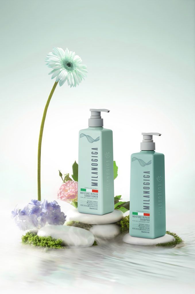 Cặp Gội Xả Milanogica Moisture Repair Phục Hồi Hư Tổn 2x725ml