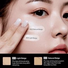Phấn Nước Thuần chay Gilaa Glamrr Q Vegan Super Cover Cushion