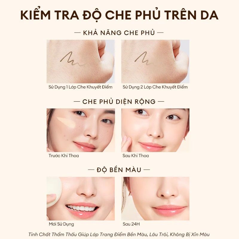 Kem che khuyến điểm Colorkey cover all concealer 6ml