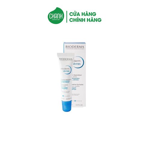Gel dưỡng môi làm dịu môi bị khô, nứt nẻ Bioderma Atoderm Baume Levres (15ml)