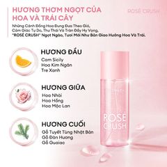 Xịt thơm Colorkey body mist rose crush 100ml