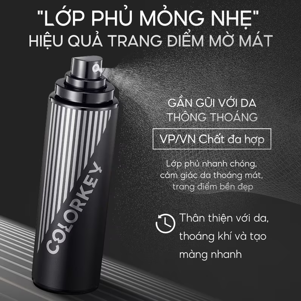 Xịt Khóa Makeup Colorkey Airy Soft Matte Spray 100ml