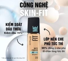 Kem nền Maybelline Fit me matte poreless