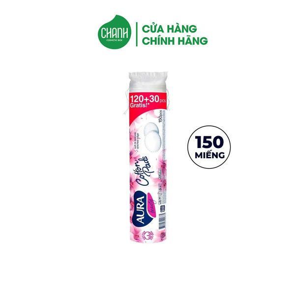 Bông Tẩy Trang Aura beauty 150 miếng