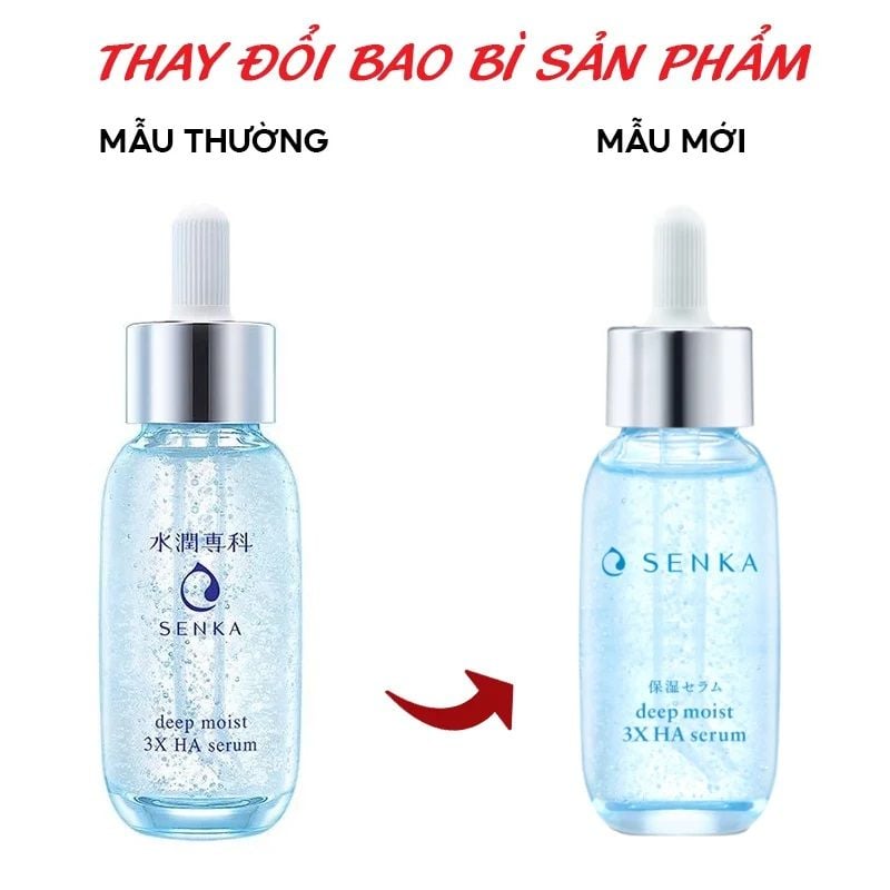 Serum Senka Deep Moist 3X HA Cấp Ẩm Chuyên Sâu & Cải Thiện Nếp Nhăn 30ml