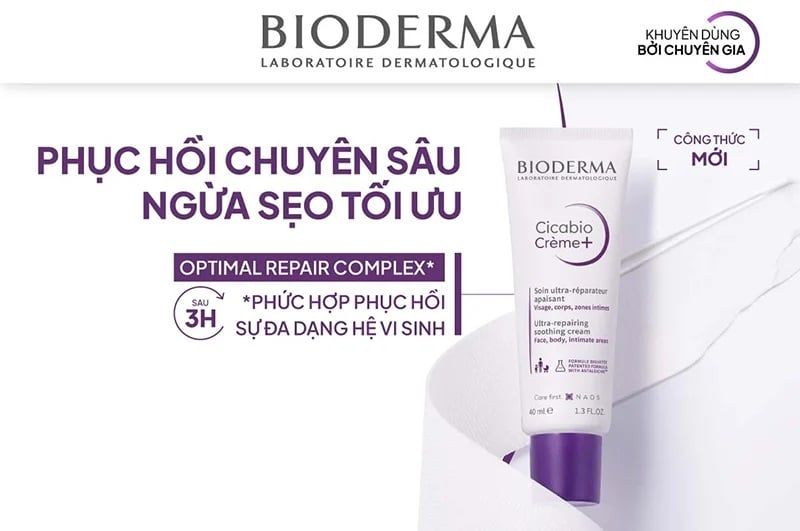 Kem Phục Hồi Da Bioderma Cicabio Cream+ 40ml
