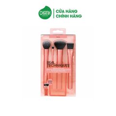 Bộ Cọ Trang Điểm Real Techniques Flawless Base Set 4 Cây Flawless Base Set