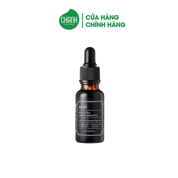Tinh chất dưỡng phục hồi da ban đêm Klairs Midnight Blue Youth Activating Drop 20ml