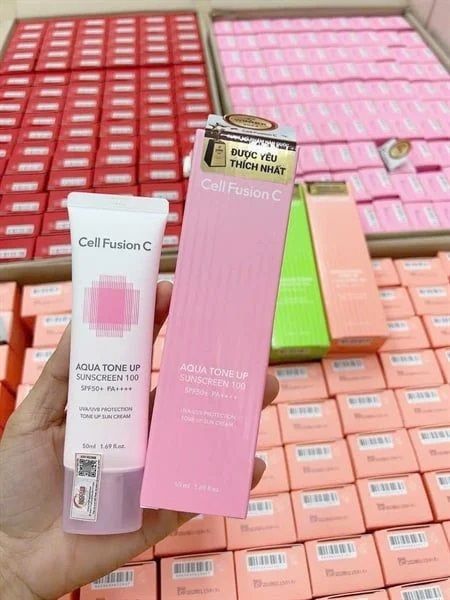 Kem Chống Nắng Cell Fusion C Aqua Tone Up 50mL