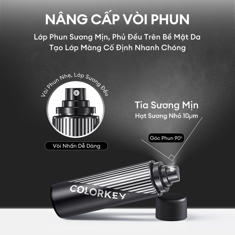 Xịt Khóa Makeup Colorkey Airy Soft Matte Spray 100ml