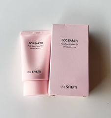 Kem chống nắng The Saem eco earth Pink Sun Cream SPF50+/PA++++