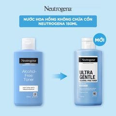 Nước hoa hồng không chứa cồn Neutrogena Alcohol Free Toner 150ml