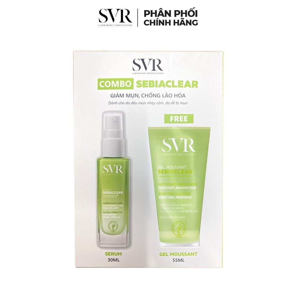 Tinh Chất Làm Ngừa Mụn, Làm Mềm Mịn Da SVR Sebiaclear Serum 30ml