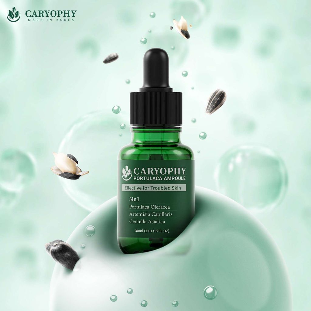 Serum Giảm Mụn Mờ Thâm Caryophy Portulaca Ampoule
