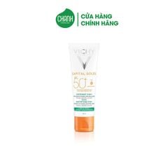 Kem chống nắng cho da dầu mụn Vichy Capital Soleil Mattifying 3-In-1 SPF 50