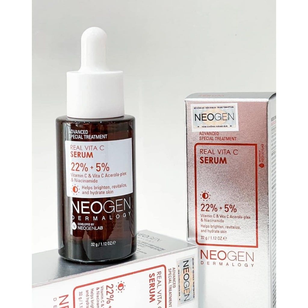 Tinh Chất Vitamin C Xoá Thâm, Làm Sáng Da Neogen Dermalogy Real Vita C Serum 32g