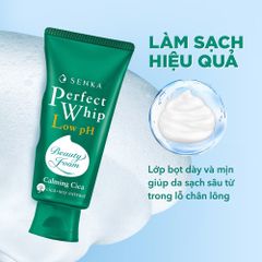 Sữa Rửa Mặt Senka Perfect Whip Low pH Calming Cica 100g