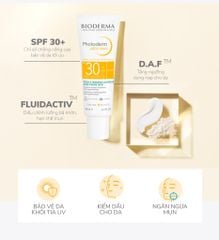 Chống nắng dành cho da mụn Bioderma Photoderm Akn Mat Spf30 - 40ml