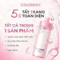 Nước tẩy trang 2 lớp Colorkey Micellar Cleansing Water In Oil 500ml