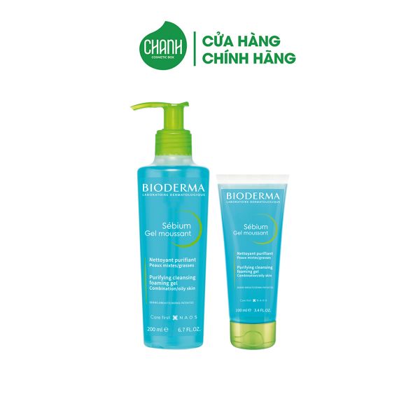 Sữa rửa mặt dạng gel Bioderma sebium