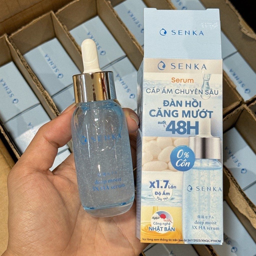 Serum Senka Deep Moist 3X HA Cấp Ẩm Chuyên Sâu & Cải Thiện Nếp Nhăn 30ml