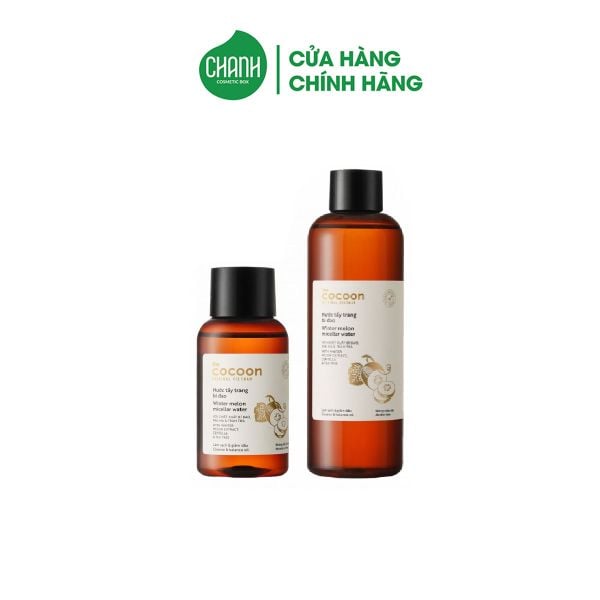 Nước tẩy trang bí đao cocoon chiết xuất từ bí đao vào tràm trà