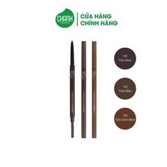 Chì Kẻ Chân Mày Siêu Mảnh, Lâu Trôi B.O.M Super Slim Eyebrow 0.1g
