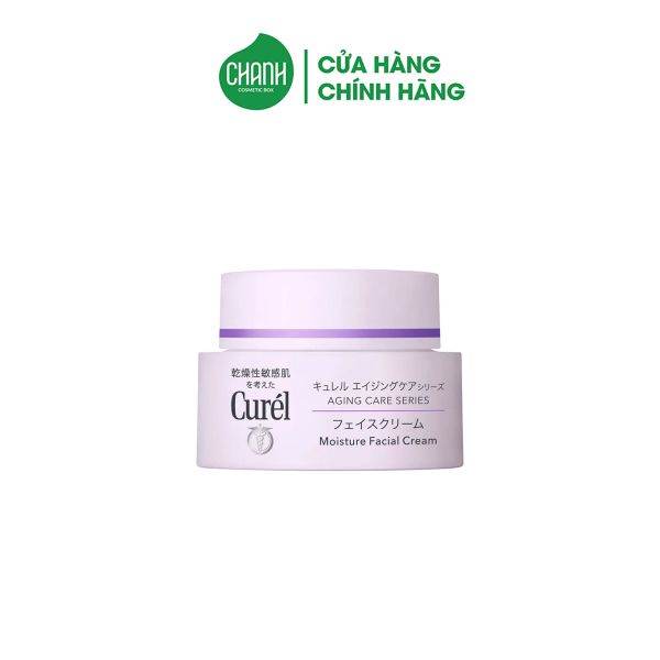 Kem Dưỡng Ẩm Chuyên Sâu Dạng Gel Dành Cho Da Lão Hóa Curél Aging Care Series Moisture Facial Gel Cream 40g