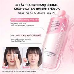 Nước tẩy trang 2 lớp Colorkey Micellar Cleansing Water In Oil 500ml