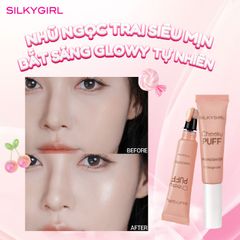 Phấn bắt sáng dạng kem Silkygirl Cheeky Puff Highlighter 01
