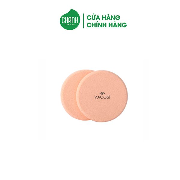 Bông Phấn Ướt Tròn Nhỏ Vacosi 2 Cái BP03