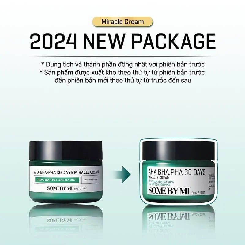 Kem Dưỡng Some By Mi AHA-BHA-PHA 30 Days Miracle 60gr