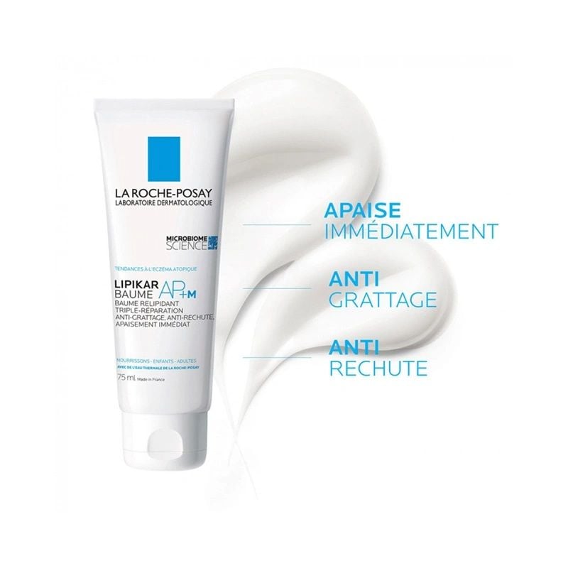 Kem dưỡng giảm ngứa và làm dịu da khô La roche posay Lipikar Baume AP+ 75ml