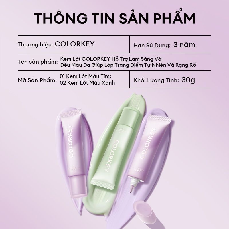 Kem Lót Colorkey light weight polish primer