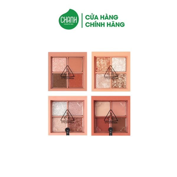 Bảng Phấn Mắt 4 Màu Siêu Lung Linh 3CE Mini Multi Eye Color Palette