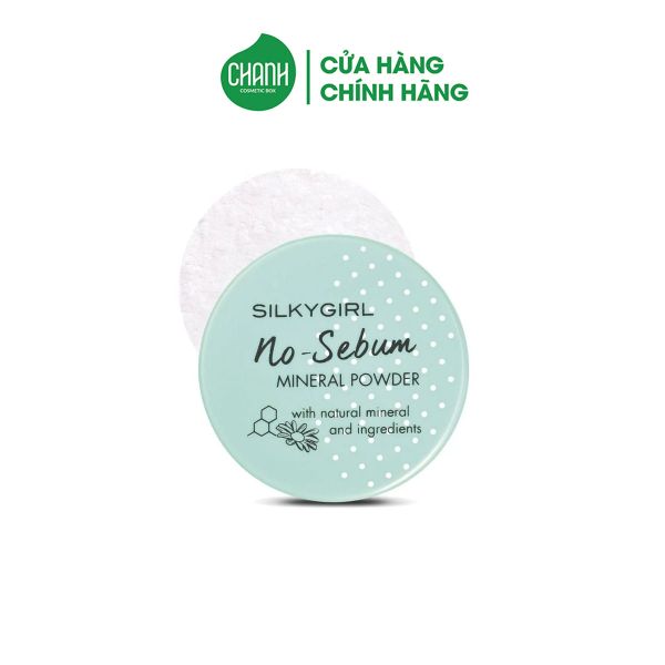Phấn Phủ Silkygirl Khoáng Kiềm Dầu No-Sebum Mineral Powder