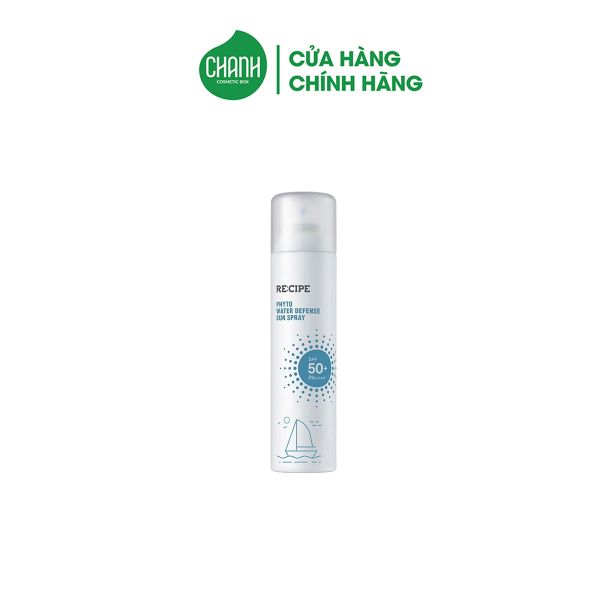 Xịt Chống Nắng RE:CIPE Phyto Water Defense Sun Spray SPF50 180ml