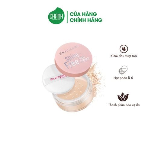 Phấn Phủ Dạng Bột Silkygirl Shine Free Loose Powder 10g