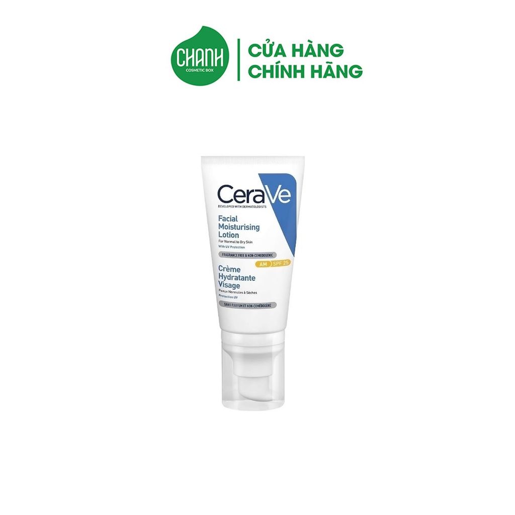 Sữa Dưỡng Ẩm Ban Đêm và Ban Ngày Cerave Dành Cho Da Mặt 52ml