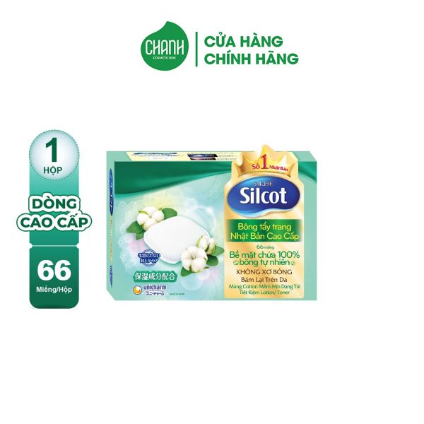 Bông tẩy trang Silcot Premium 66 miếng
