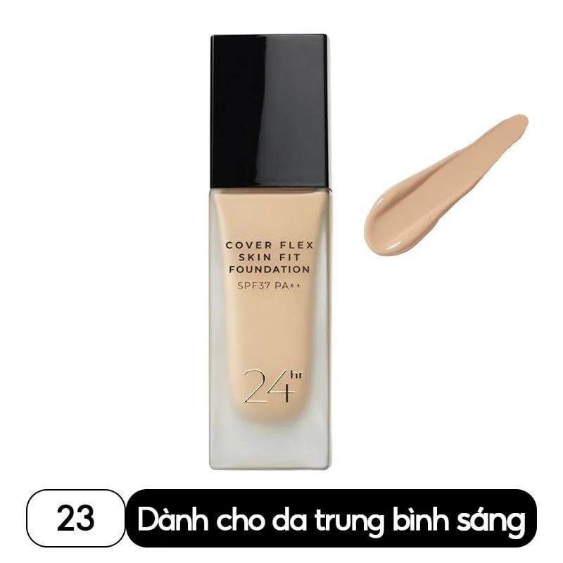 BOM Kem nền che khuyết điểm Cover Flex Skin Fit Foundation